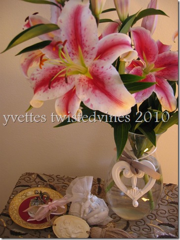 rose lilies