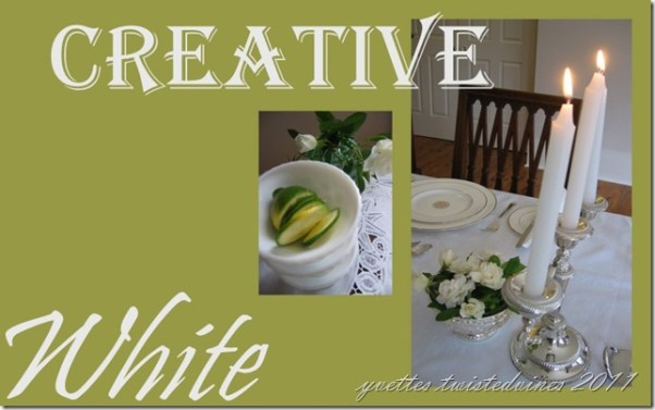 creative white collage