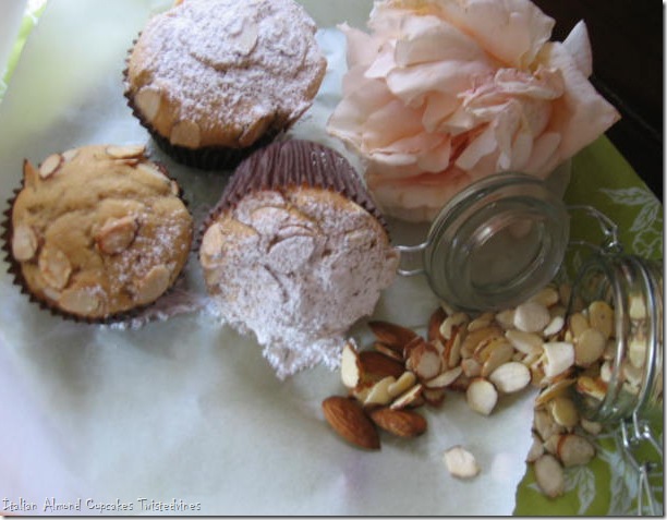 almond cupcakes 013